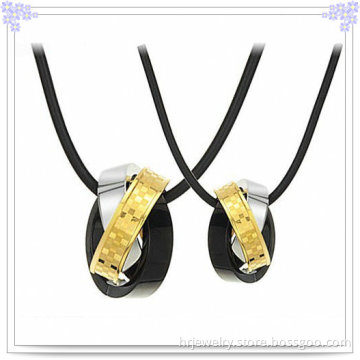 Fashion Jewellery Pendant Stainless Steel Necklace (HR2152)